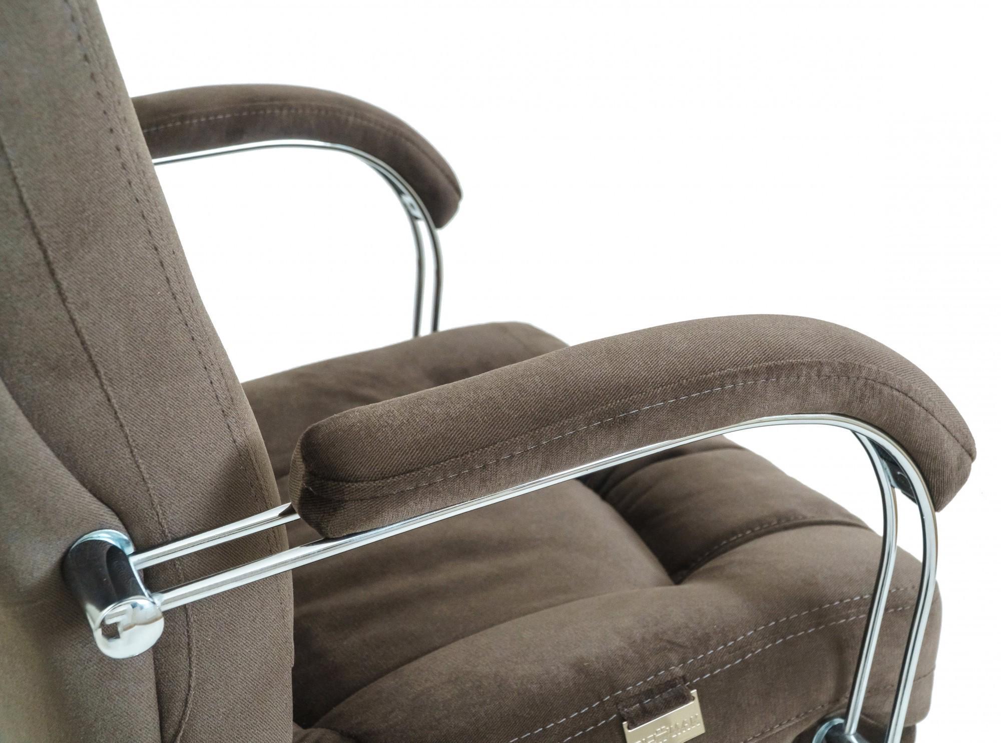 Кресло офисное компьютерное Alberto Фанкони 35 -Missoni 11 Хром М1 Tilt Коричневый - фото 4