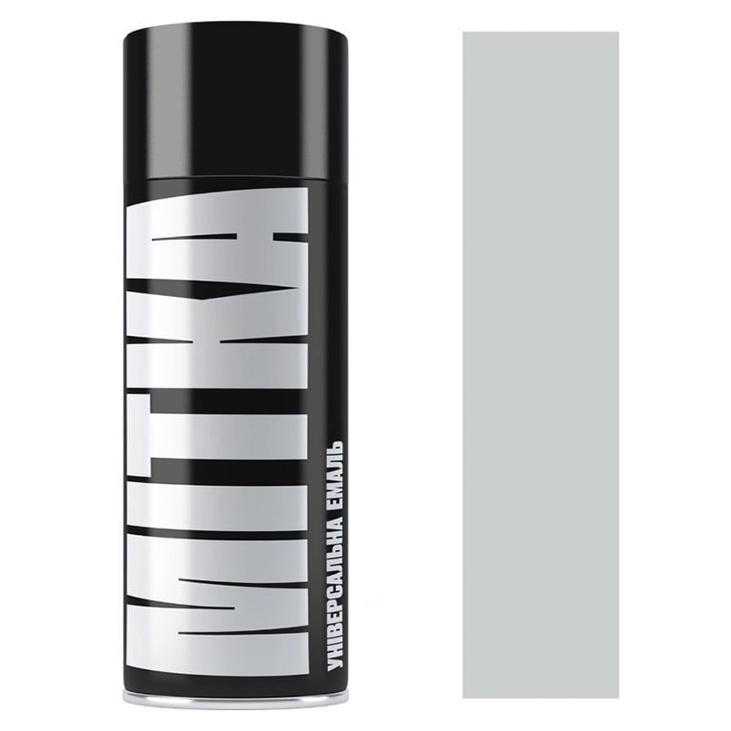 Емаль універсальна MITKA аерозоль 400 мл 7035 Світло-сірий глянцевий (MI7035) Емаль універсальна MITKA аерозоль 400 мл 7035 Світло-сірий глянцевий (MI7035)