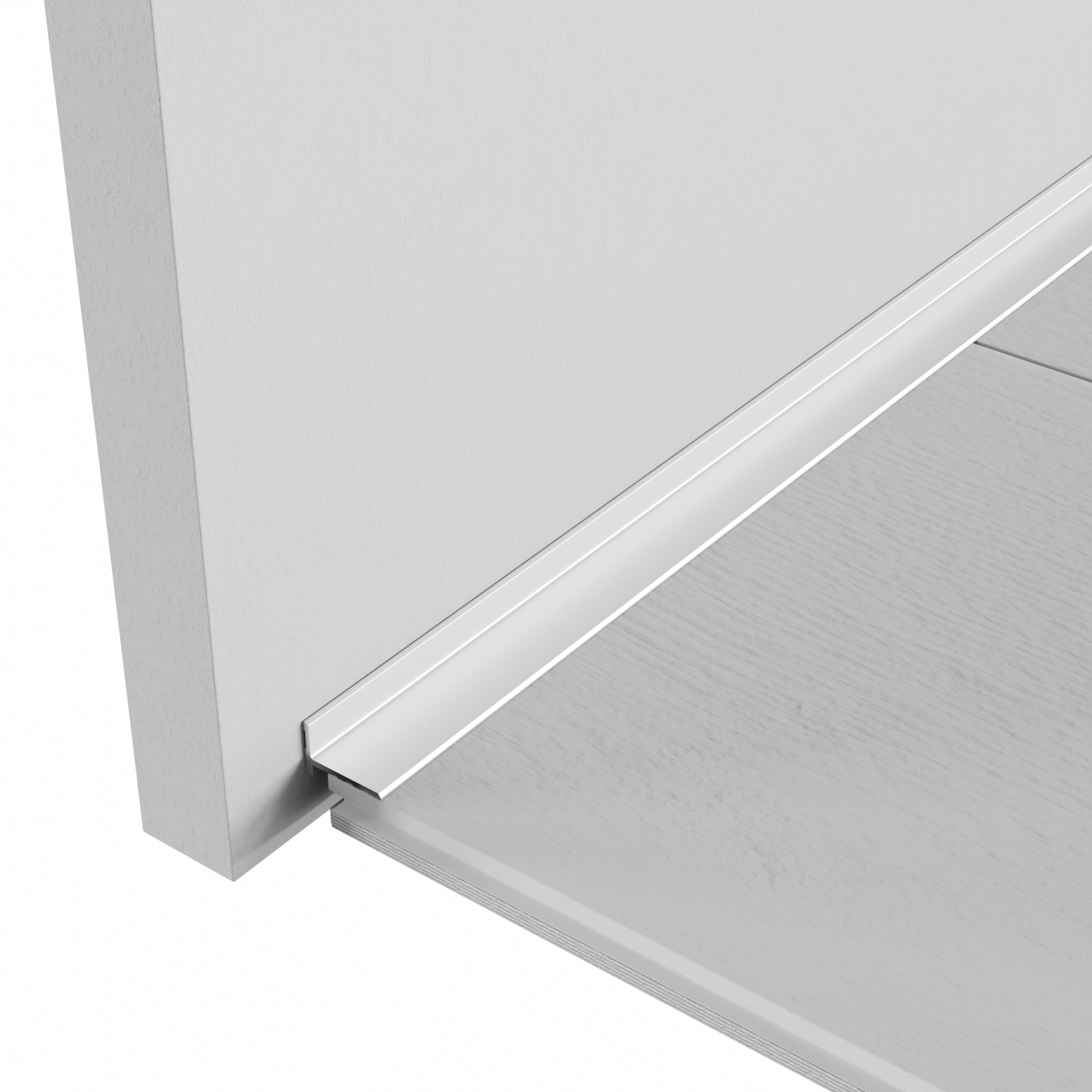 Микроплинтус алюминиевый Thinline MPV-018S 18x2600 мм Серебро (25442718) - фото 3 Микроплинтус алюминиевый Thinline MPV-018S 18x2600 мм Серебро (25442718) - фото 3