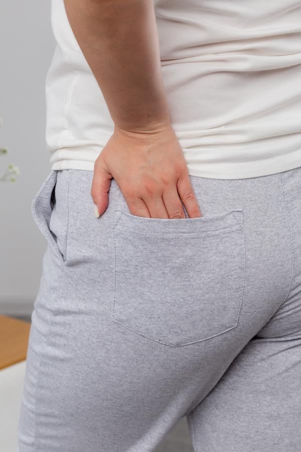 Штаны женские AKSAN L Серый меланж (23.1996_melange_46(L)) - фото 3 Штаны женские AKSAN L Серый меланж (23.1996_melange_46(L)) - фото 3