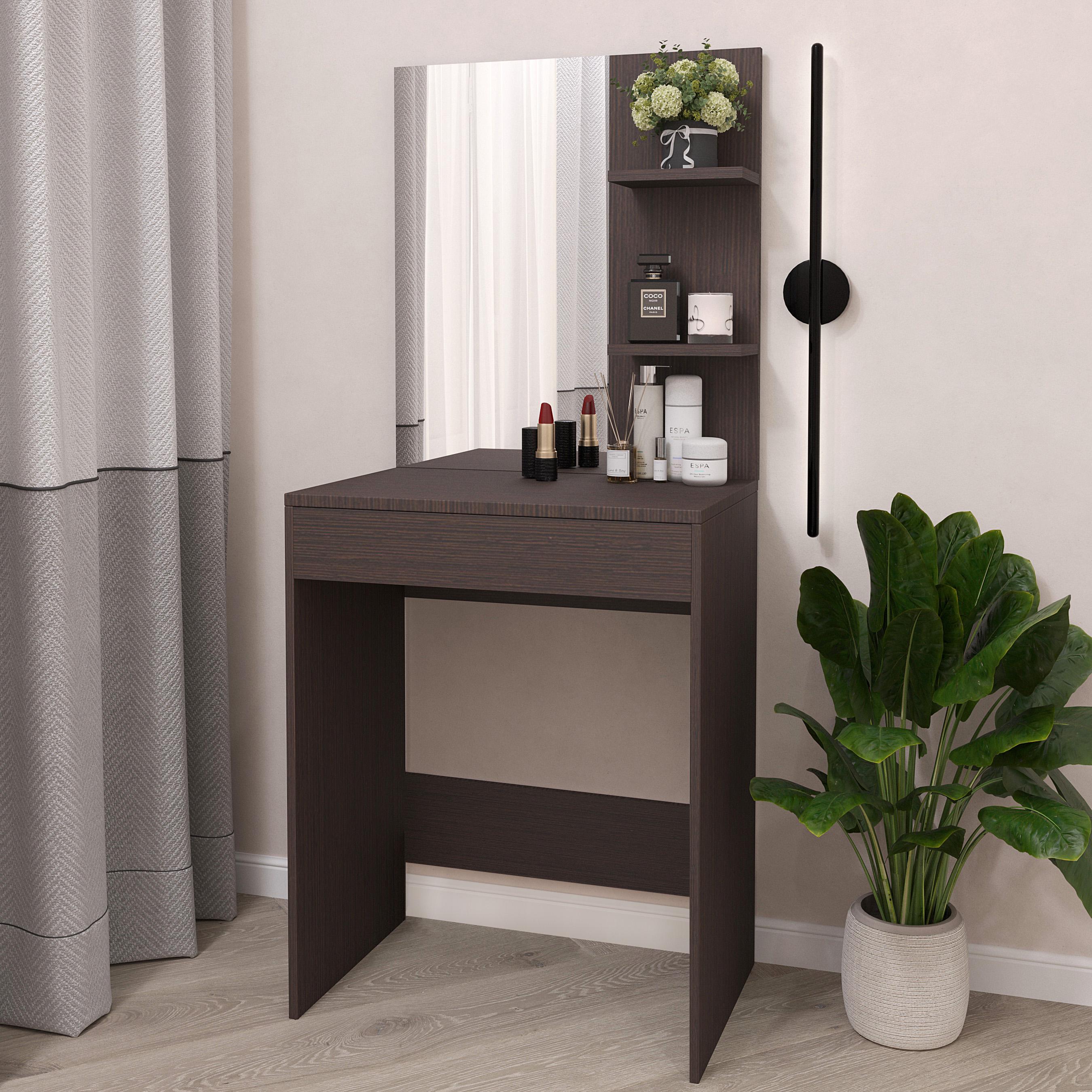 Столик для макіяжу 140х60х40 см Венге магія