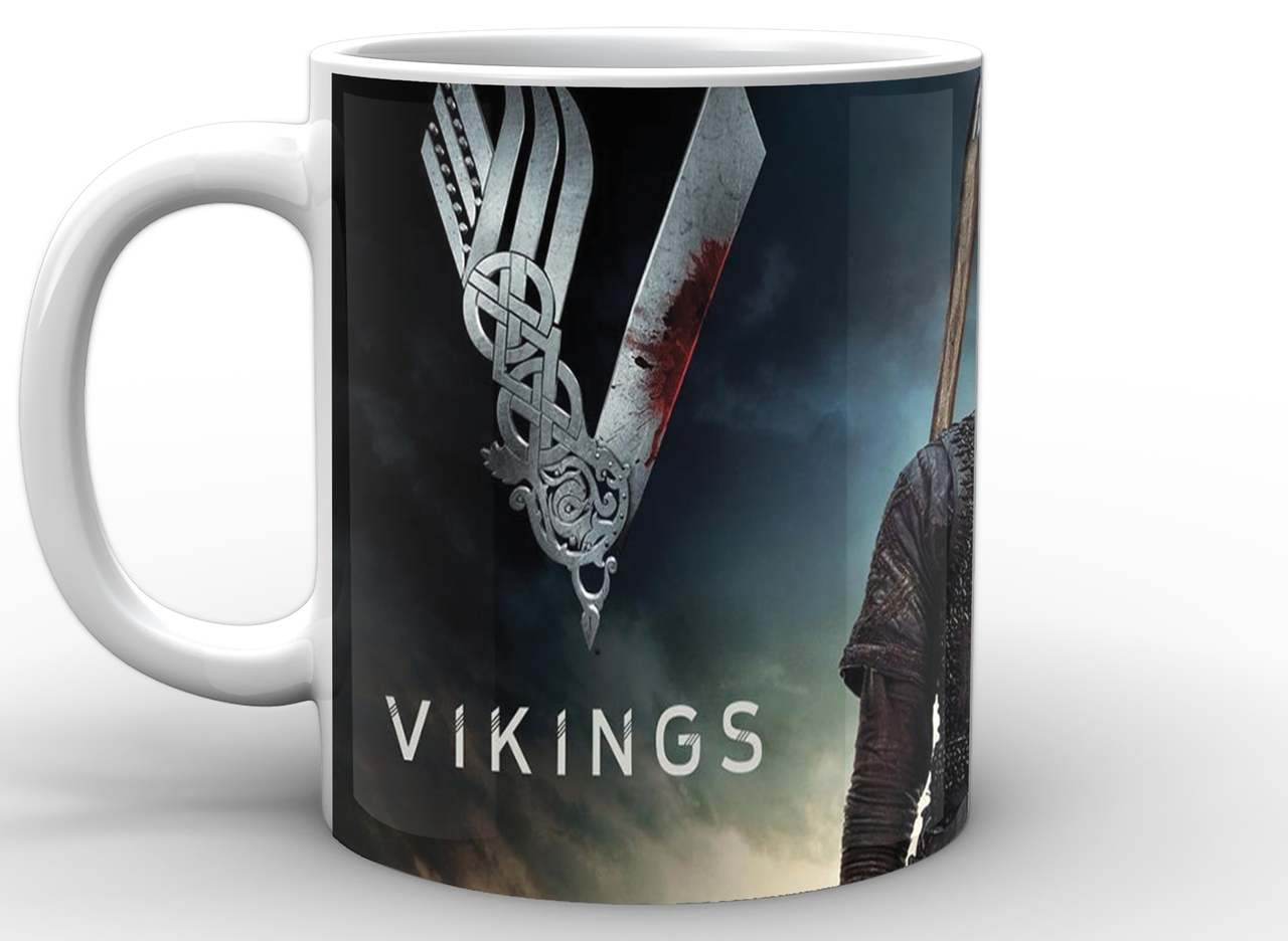 Чашка GeekLand Vikings Рагнат 330 мл Білий (VK.02.007) - фото 3
