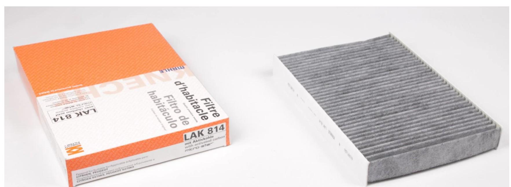Фильтр салона KNECHT для Peugeot 508 угольный (LAK 814)