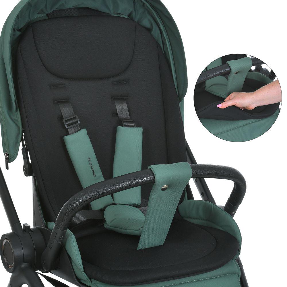 Коляска Chloe ME 1191 Smoke Green - фото 3