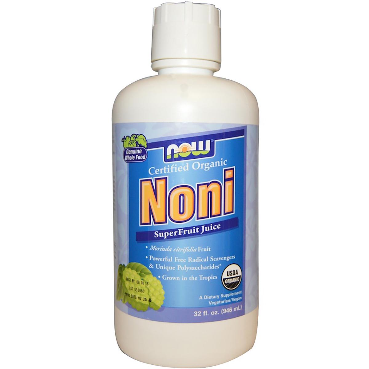 Органический нони сок Now Foods 32 жидкие унции 946 мл (NF4814)