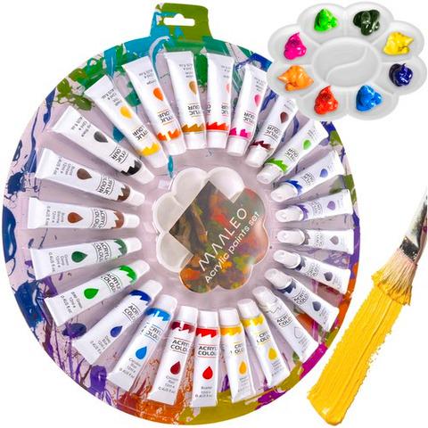 Набір акрилових фарб в коробці 24 кольори по 12 мл - фото 3 Набір акрилових фарб в коробці 24 кольори по 12 мл - фото 3