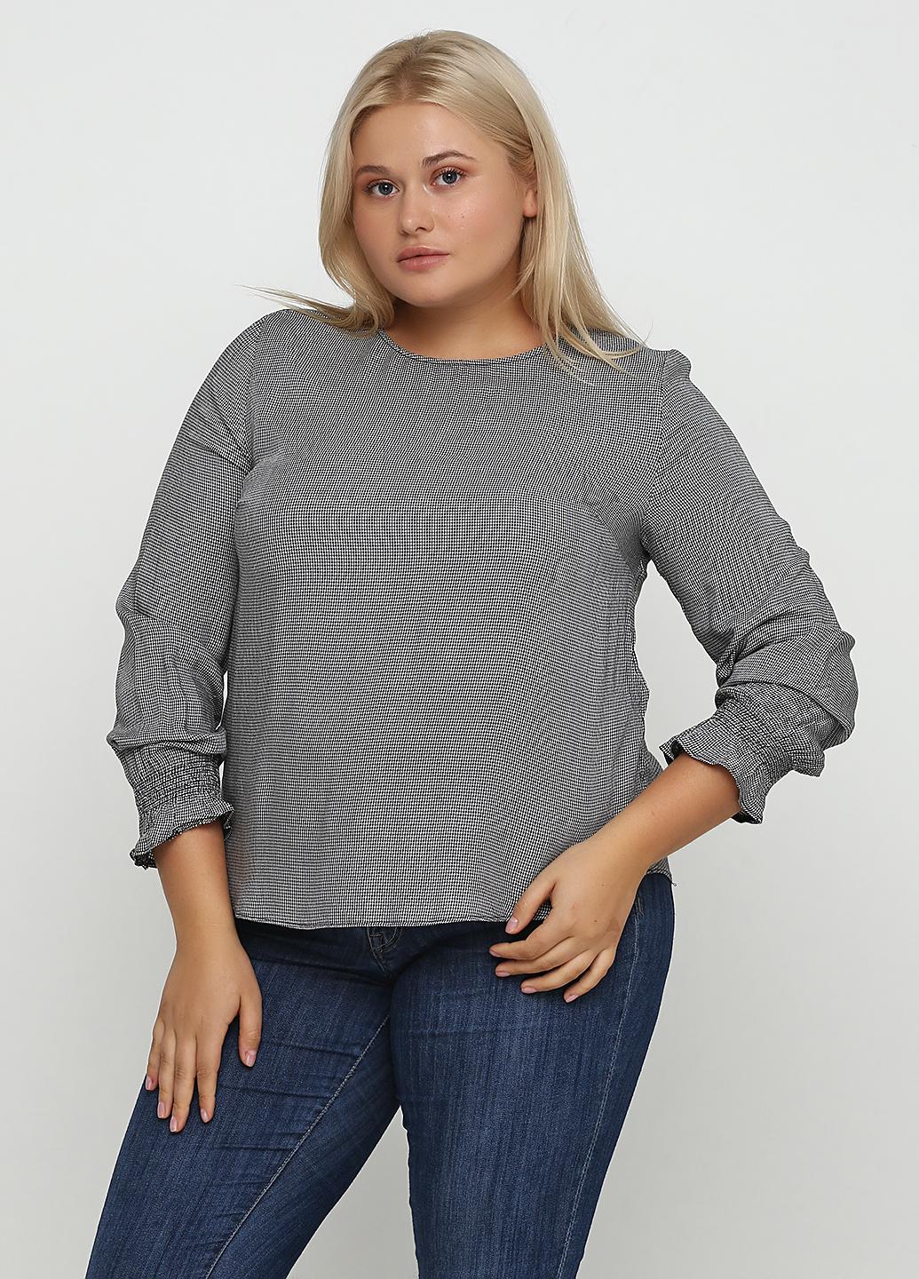 Блуза H&M р. 38 Чорно-білий (6752038) - фото 2 Блуза H&M р. 38 Чорно-білий (6752038) - фото 2