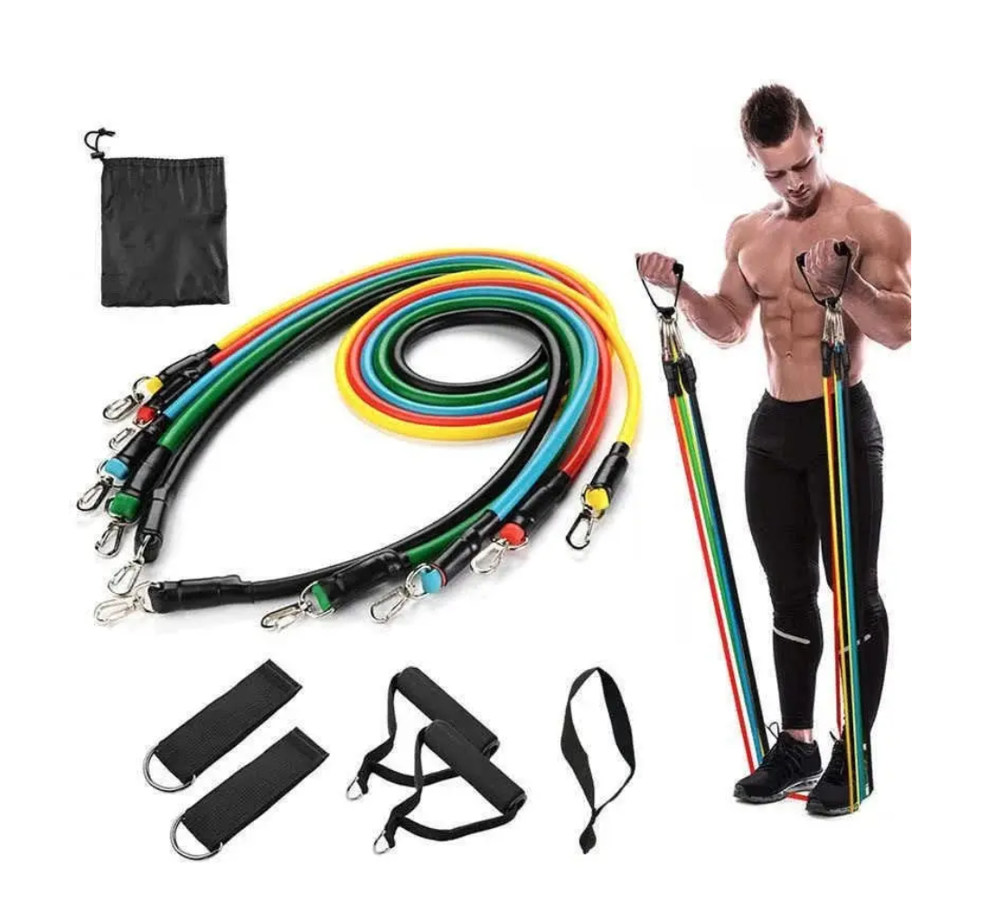 Набор резинок-эспандеров для фитнеса Power Resistance Bands JT-003 - фото 2 Набор резинок-эспандеров для фитнеса Power Resistance Bands JT-003 - фото 2