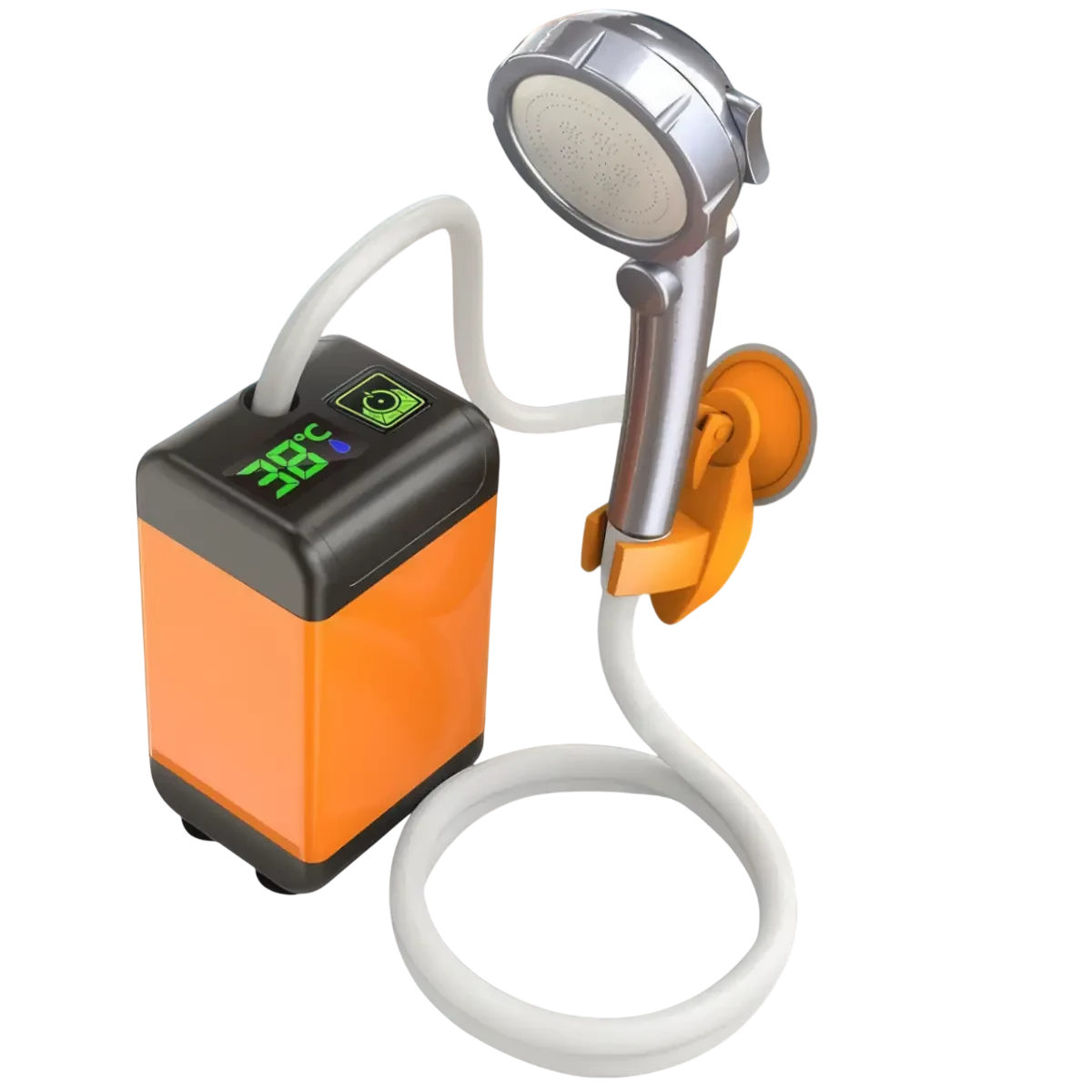 Душ портативний з дисплеєм температури фільтром і регулюванням напору 3,7 В