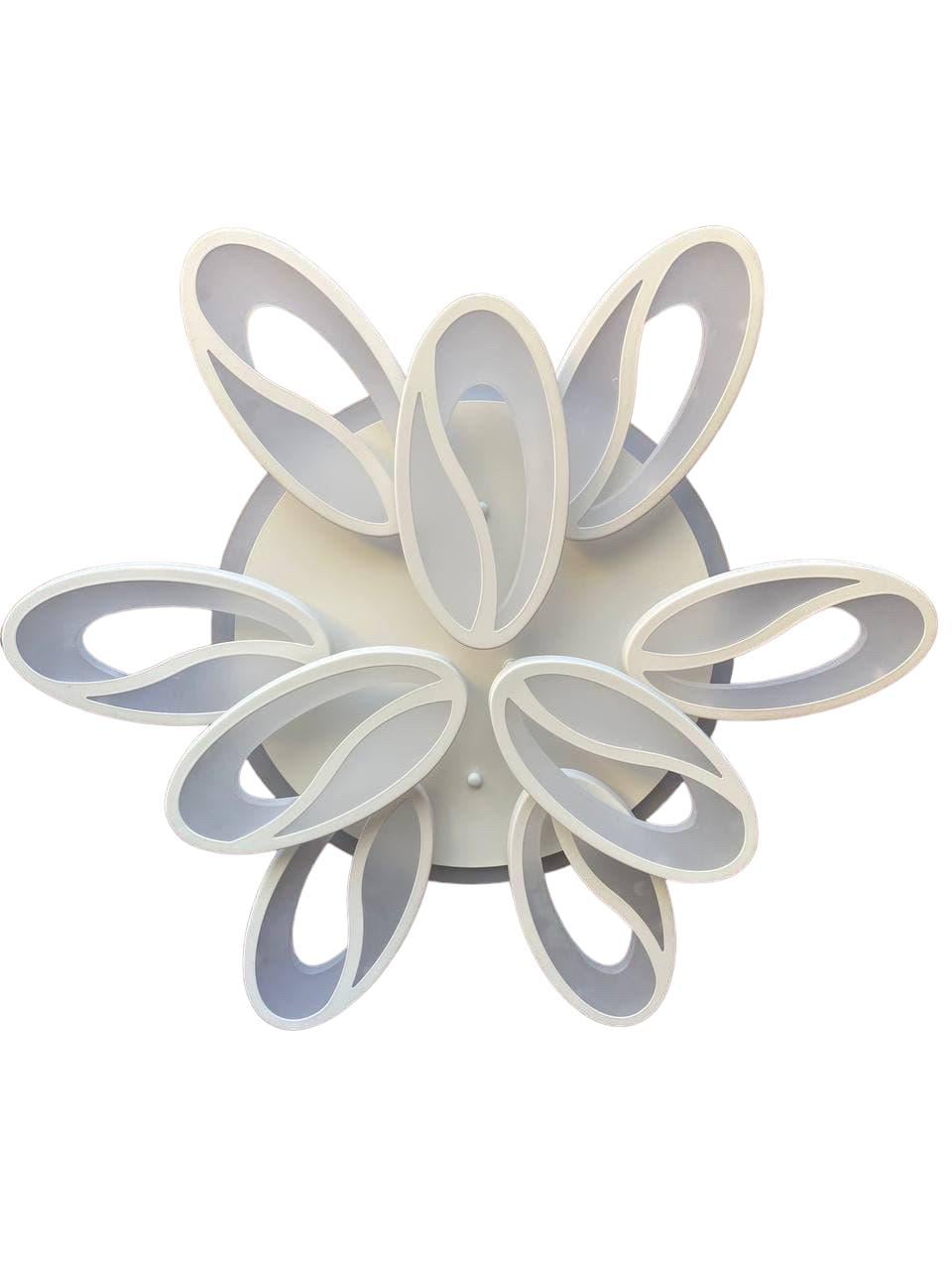 Люстра Led с пультом 150 Вт Белый (8090/6+3WH LED 3color dimmer)