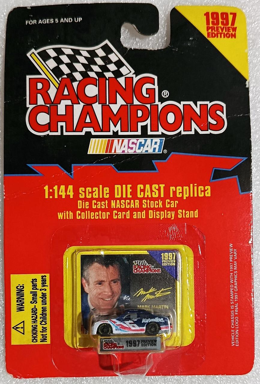Іграшкова машинка Racing Champions Ford Thunderbird Mark Martin №6 Valvoline 1997 Preview Edition NASCAR 1:144 (09153-6)