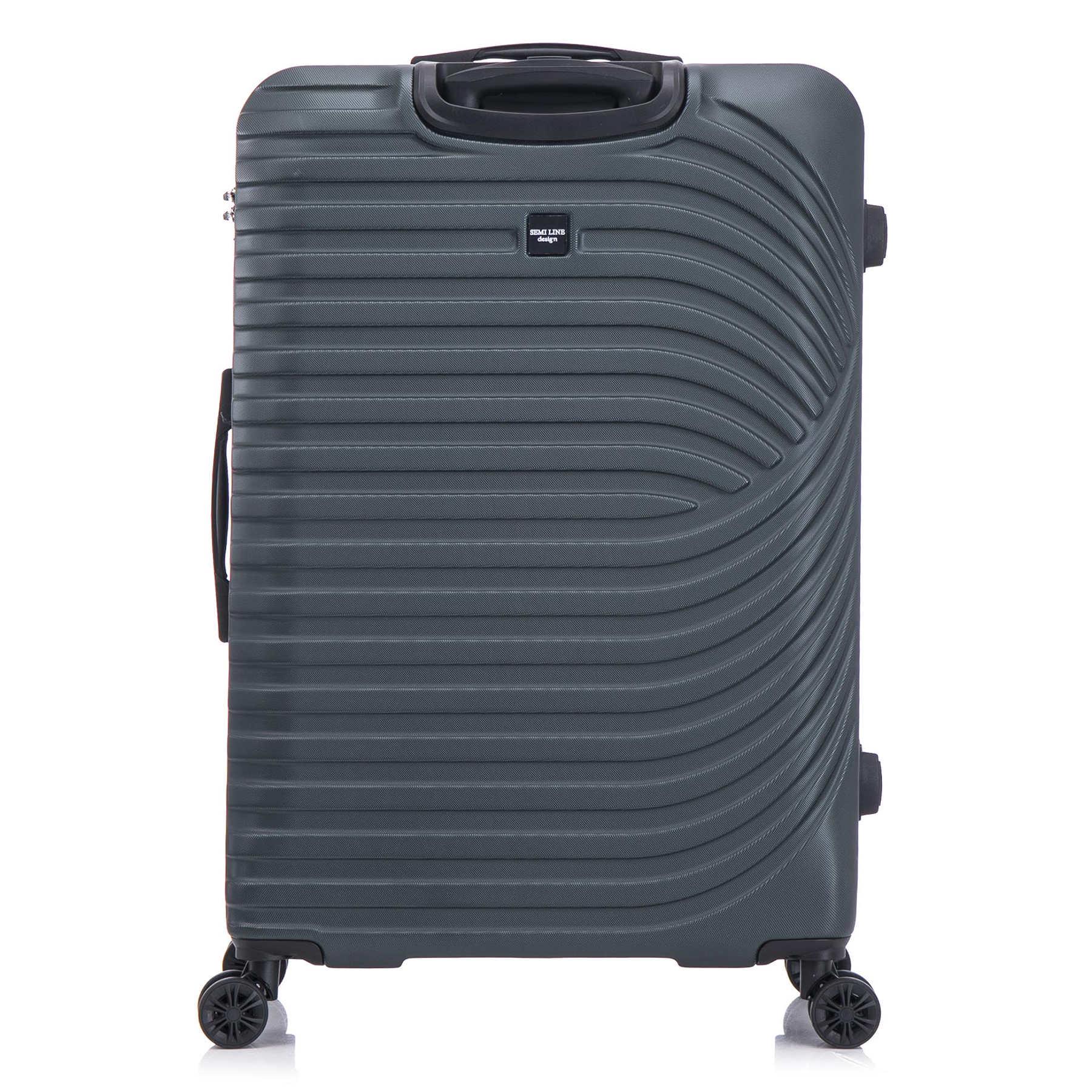 Чемодан SEMI LINE 24" M Navy-Green (T5865-2) - фото 4