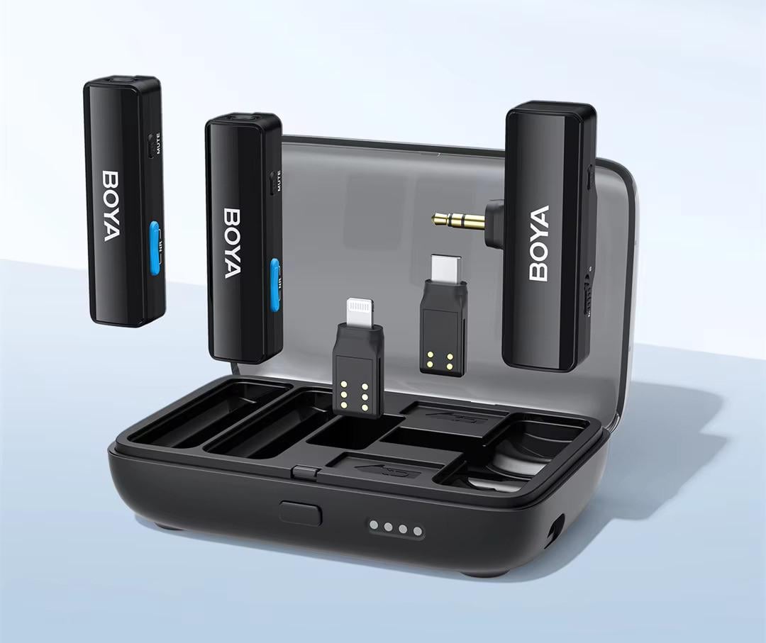 Микрофон петличный Boya Boyalink black для iPhone/Android/видеокамеры беспроводной (50021) - фото 10