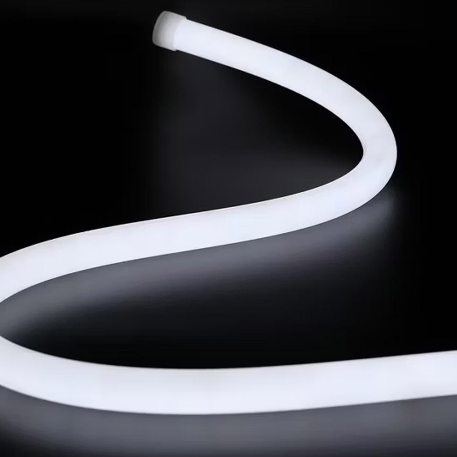 Неон облегчённый гибкий круглый 5 м LED 22 мм без LED ленты