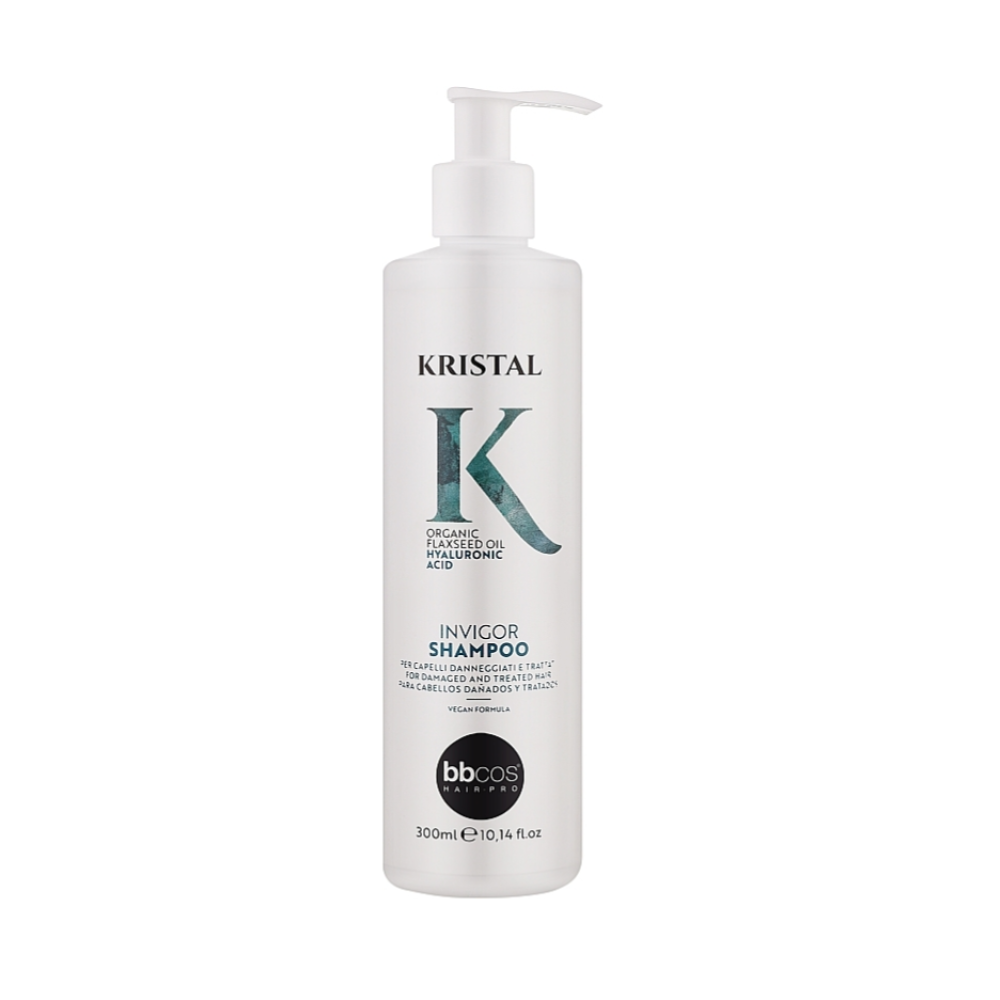 Шампунь для пошкодженого волосся BBcos Kristal Invigor Shampoo 300 мл