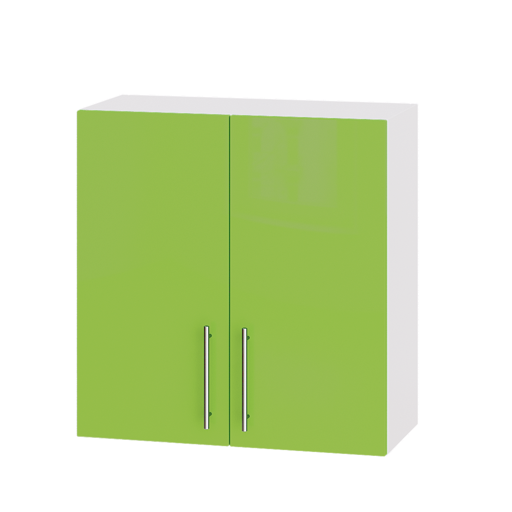 Шкаф верхний Эверест Модерн модуль для сушки посуды Верх В06-700 70х30х72 см Яблоко глянец/Белый (02475)