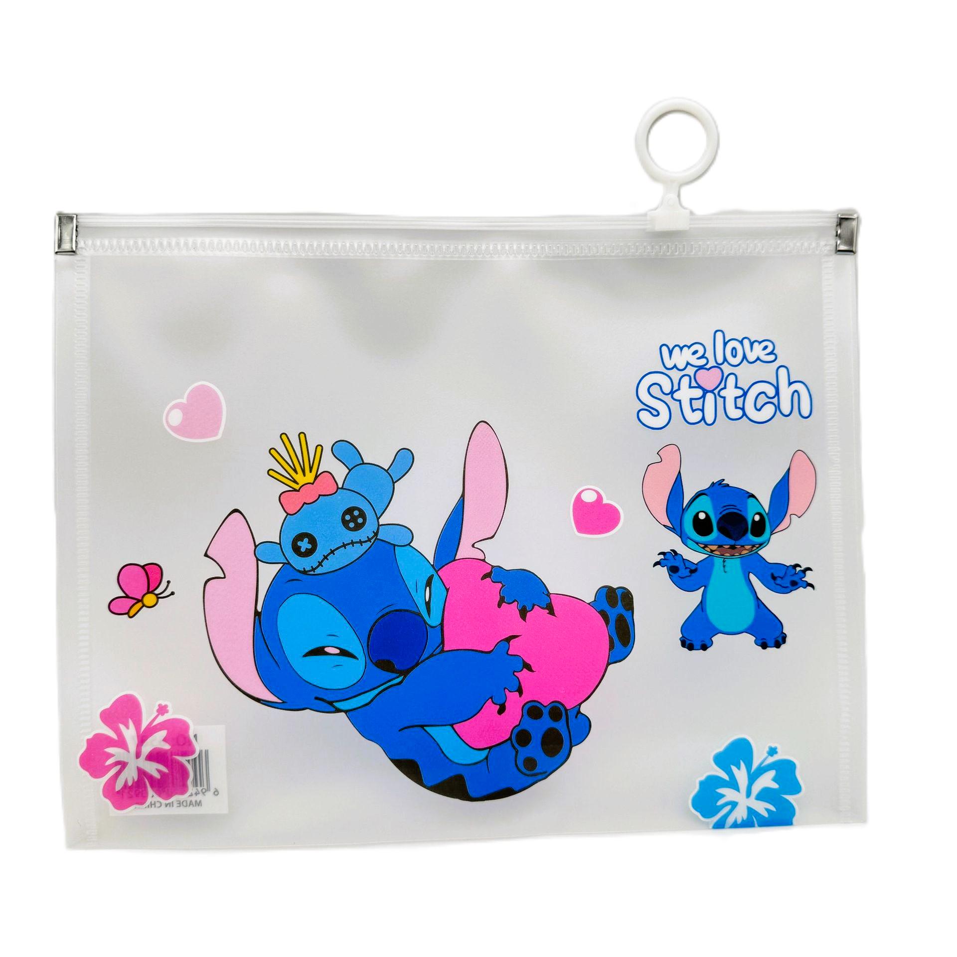 Папка з бігунком We love Stitch Disney Стіч Дісней А4 Різнокольоровий