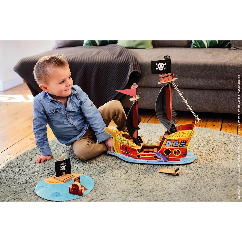 Ігровий набір 3D Піратський корабель Janod (iz15537) - фото 7