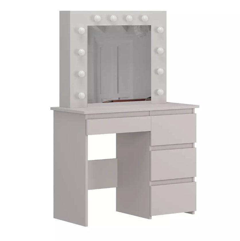 Столик для макияжа с зеркалом и подсветкой Beauty 94x140/75x43 см Кашемир (TB31141400000) - фото 2 Столик для макияжа с зеркалом и подсветкой Beauty 94x140/75x43 см Кашемир (TB31141400000) - фото 2