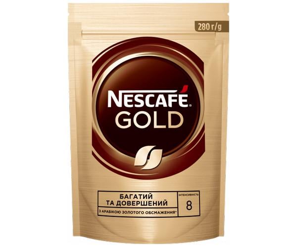 Кава розчинна Nescafe Gold 280 г - фото 1 Кава розчинна Nescafe Gold 280 г - фото 1