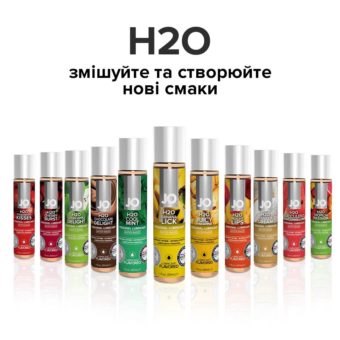 Лубрикант їстівний на водній основі System JO H2O Банан 30 мл (SO1474) - фото 5