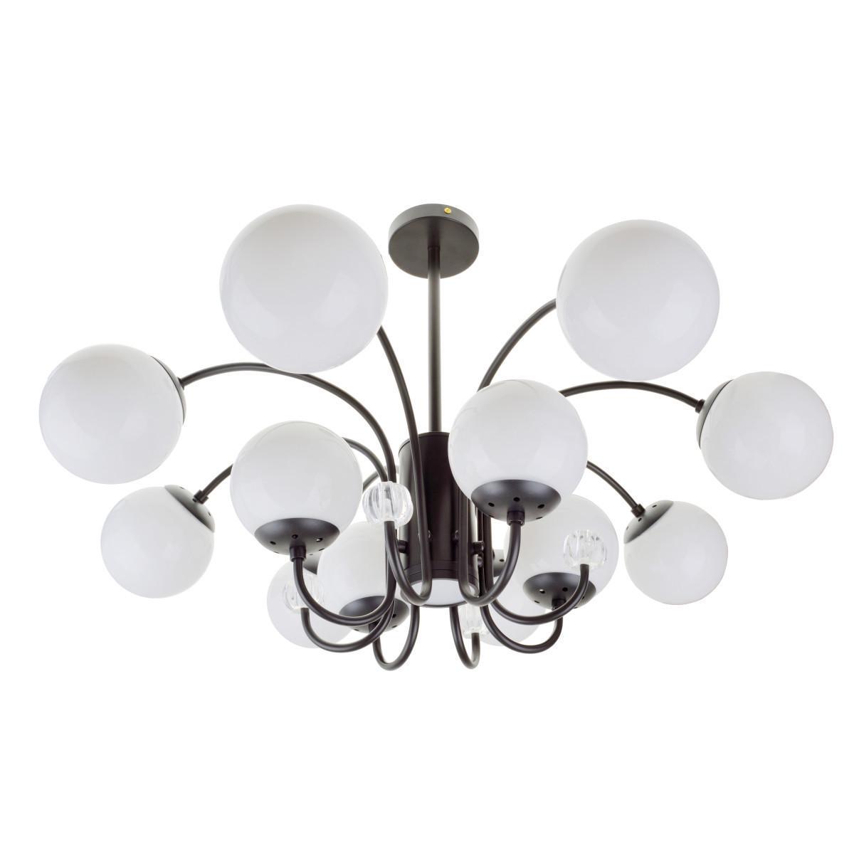 Люстра молекула в спальню Е27 60W BK (BL-775S/12)