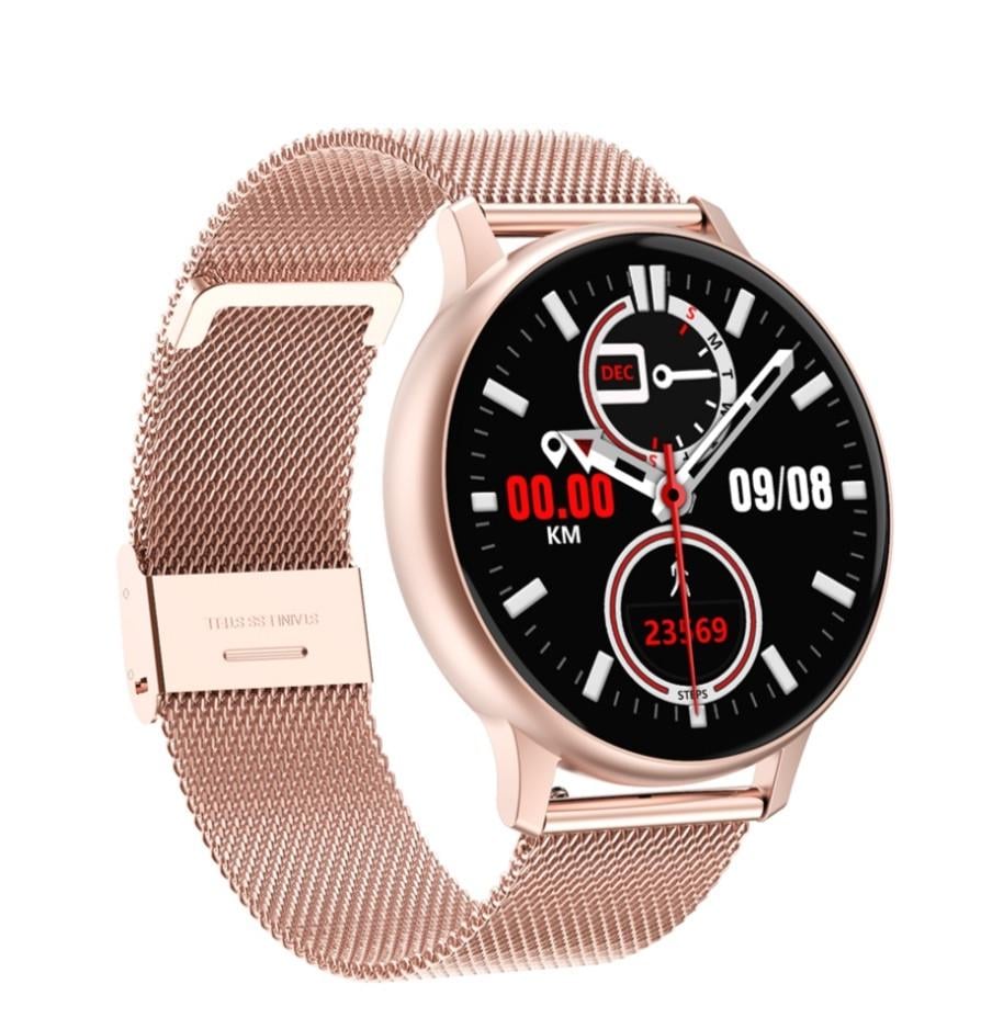 Смарт часы No.1 DT88 PRO Metal Gold Smart Watch с тонометром и ЭКГ (6592)