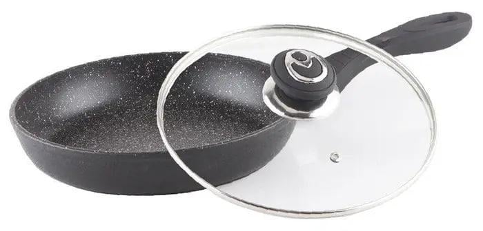 Сковорода с крышкой Bohmann для индукционной плиты с толстым дном 24 см (BH 1012-24 MRB)