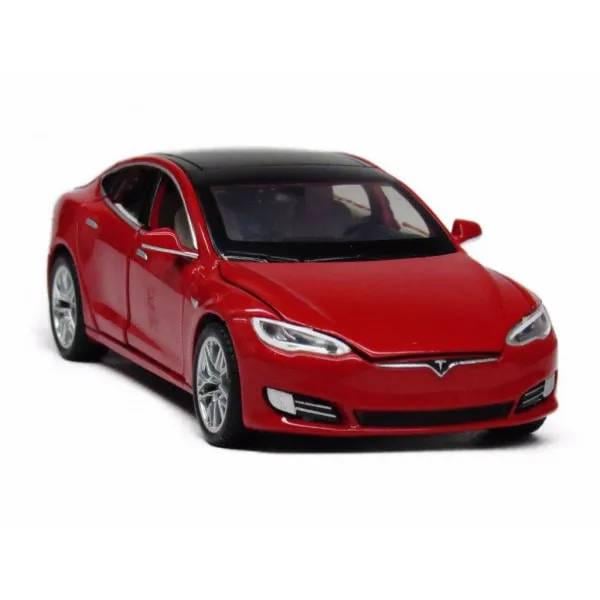 Машинка Автопром 6614 Tesla Model S Червоний (683537)