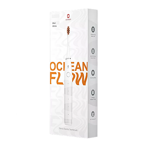 Електрична зубна щітка Oclean Flow Sonic Electric Toothbrush White (722) - фото 2 Електрична зубна щітка Oclean Flow Sonic Electric Toothbrush White (722) - фото 2