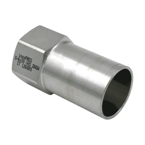 Пресс-штуцер нержавеющий Raccorderie Metalliche Inoxpres 22x3/4" В (269304022)