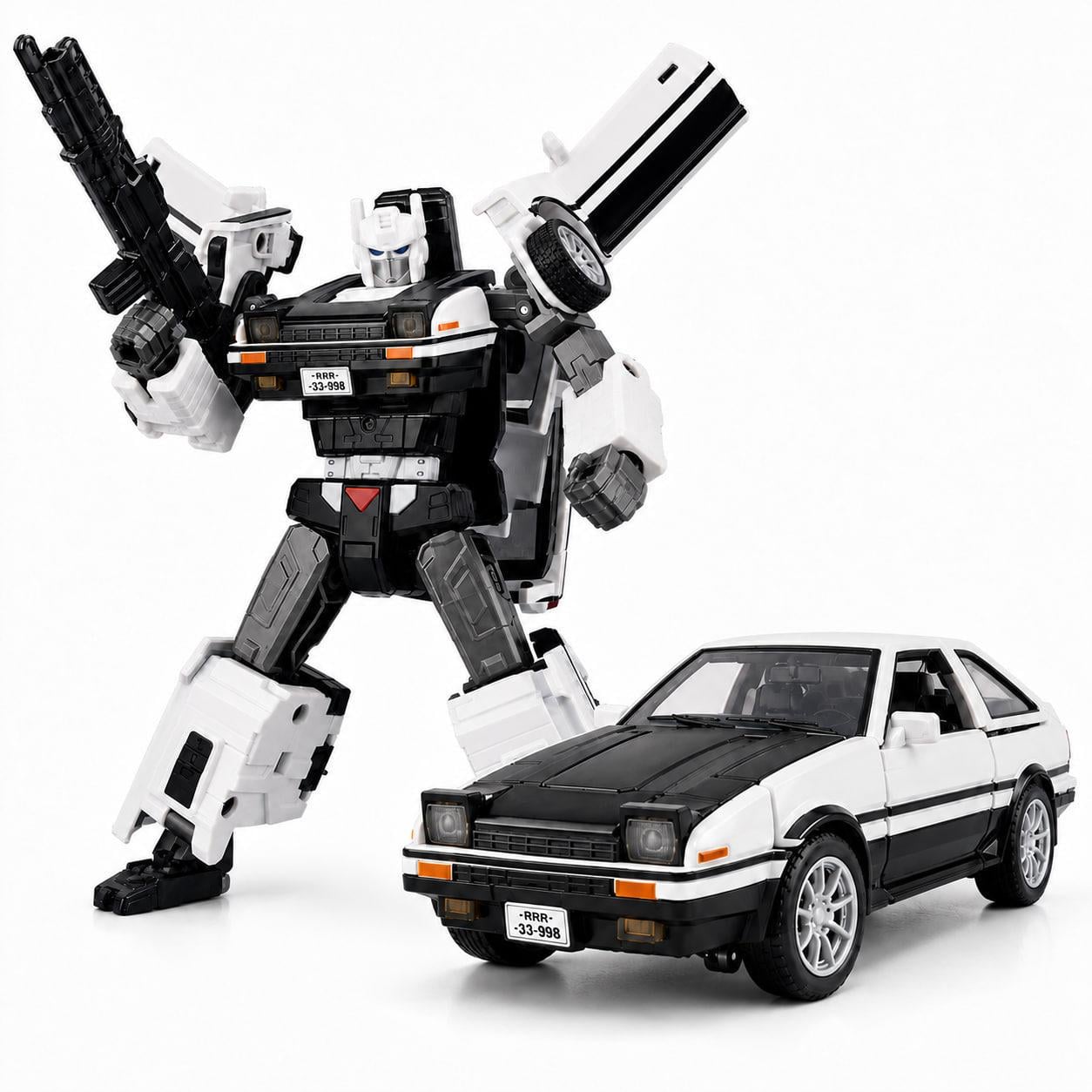 Фігурка робота-трансформера автомобіля Toyota AE86 1:32 Initial D (1678)