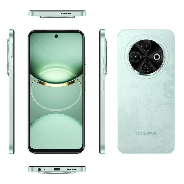 Смартфон Tecno Spark 30C KL5n 6/128ГБ Magic Skeen Green (4894947051814) - фото 6 Смартфон Tecno Spark 30C KL5n 6/128ГБ Magic Skeen Green (4894947051814) - фото 6