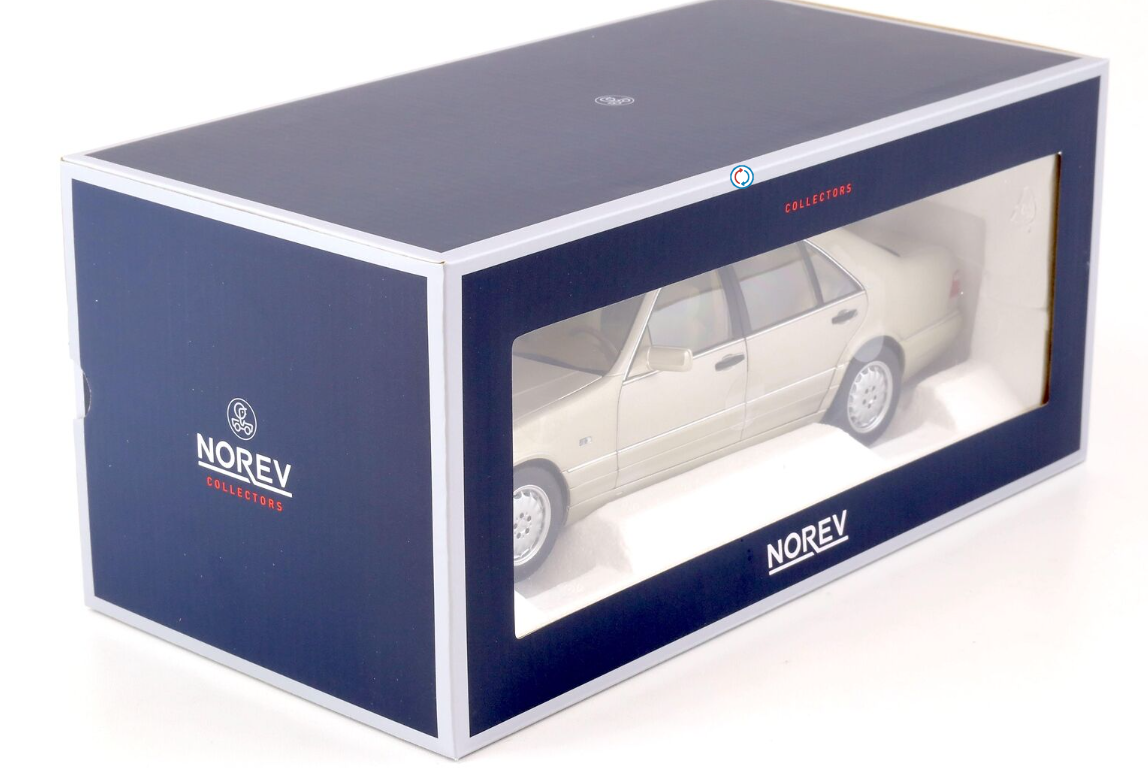 Модель автомобіля Norev 1:18 Mercedes-Benz S600 W140 Limousine 1997 Smoke Silver Metallic (183723) - фото 5 Модель автомобіля Norev 1:18 Mercedes-Benz S600 W140 Limousine 1997 Smoke Silver Metallic (183723) - фото 5