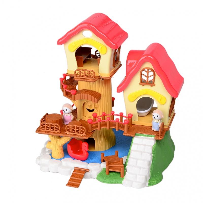 Игровой набор Домик лесной с мебелью и фигурками (IF259)