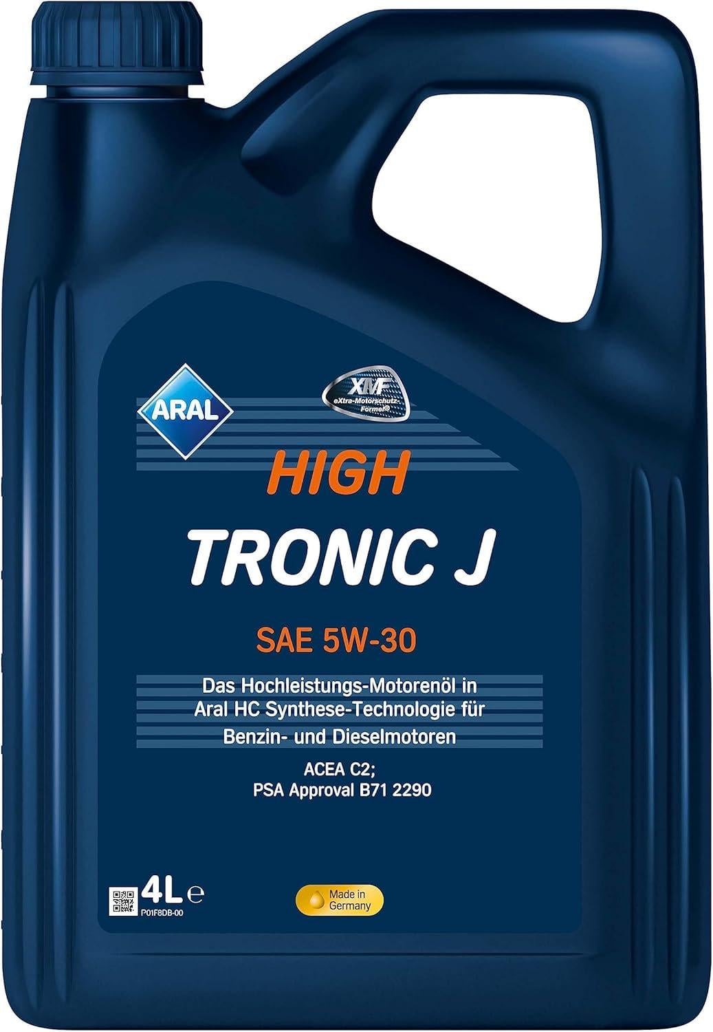 Моторна олива ARAL Hightronic J C2 5W-30 4 л (15F4BC)