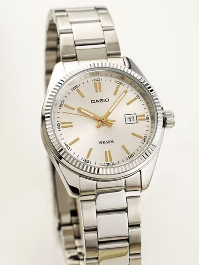Наручные часы женские Casio LTP-1302D-7A2 Timeless Collection Lady Timeless Collection Белый (2916180574)