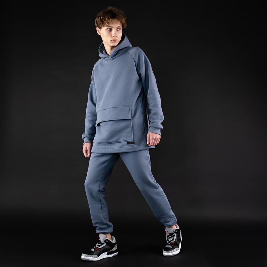 Спортивный костюм мужской South Basic Fleece M Gray - фото 1