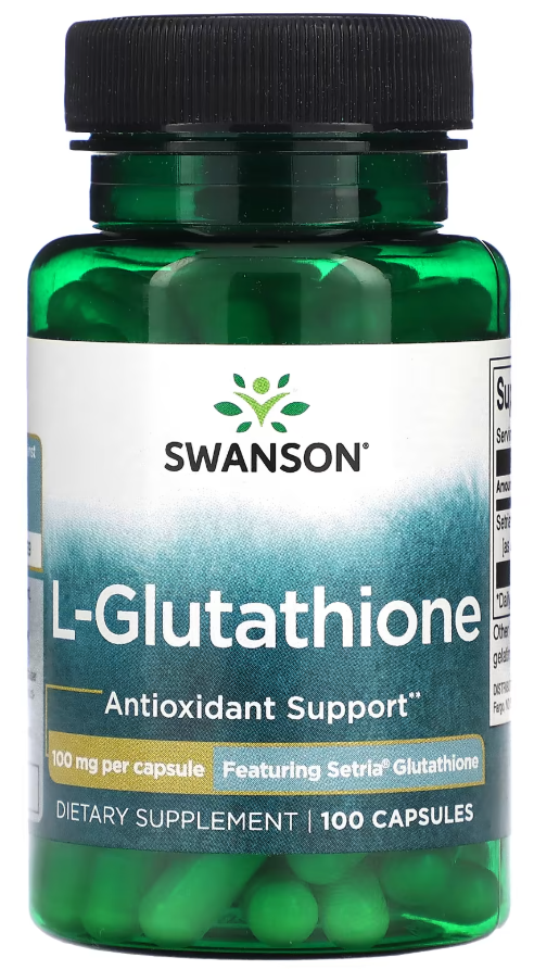 L-глутатион Swanson L-Glutathione 100 мг 100 капсул (3916)