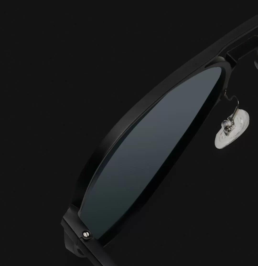 Очки солнцезащитные Mijia Polarized Navigator Pilot Sunglasses TYJ02TS DMU4053TY Темно-серый - фото 8