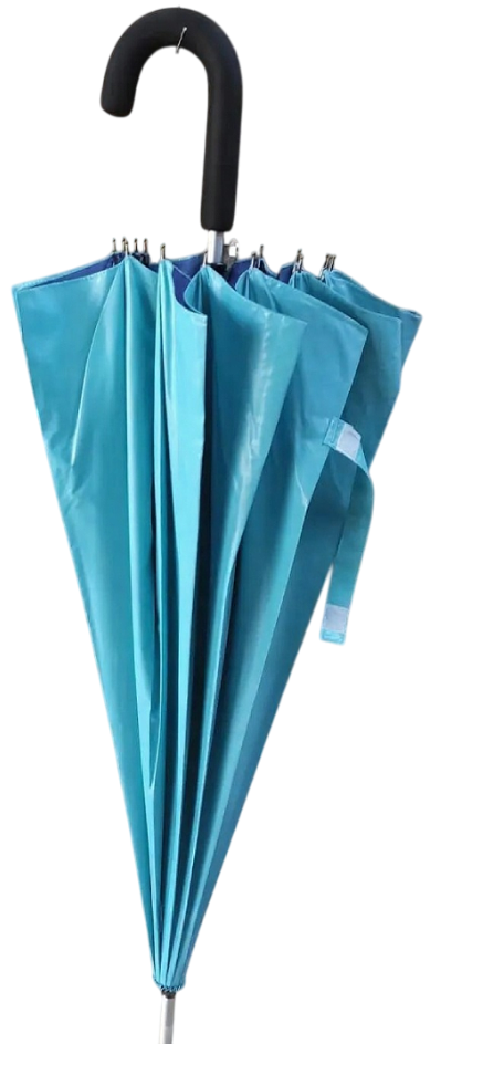 Зонт трость полуавтомат с чехлом 16 спиц d 112 см с облаками внутри Голубой (MR7482) Зонт трость полуавтомат с чехлом 16 спиц d 112 см с облаками внутри Голубой (MR7482)