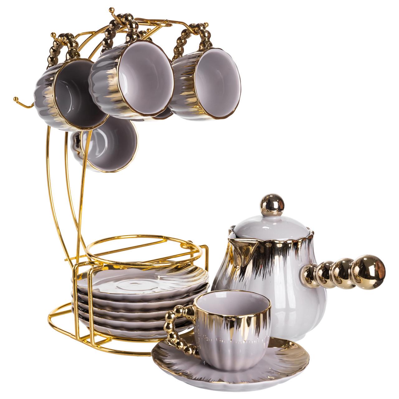 Набір для кави по-турецьки порцеляновий Confidence на 6 персон (FM-JJ-4) - фото 4 Набір для кави по-турецьки порцеляновий Confidence на 6 персон (FM-JJ-4) - фото 4