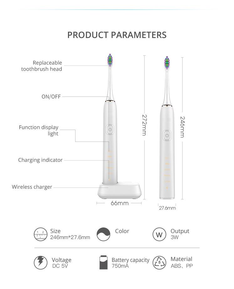 Электрическая зубная щетка Smile PRO-32V White - фото 9