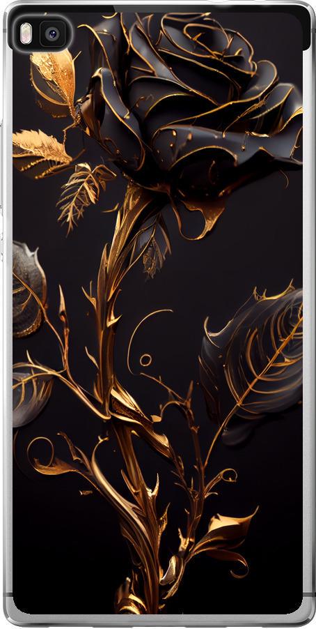 Чехол на Huawei Ascend P8 Роза 3 (5552u-123-42517) Чехол на Huawei Ascend P8 Роза 3 (5552u-123-42517)
