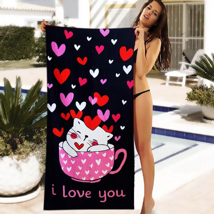 Полотенце Shamrock Синий (6052)