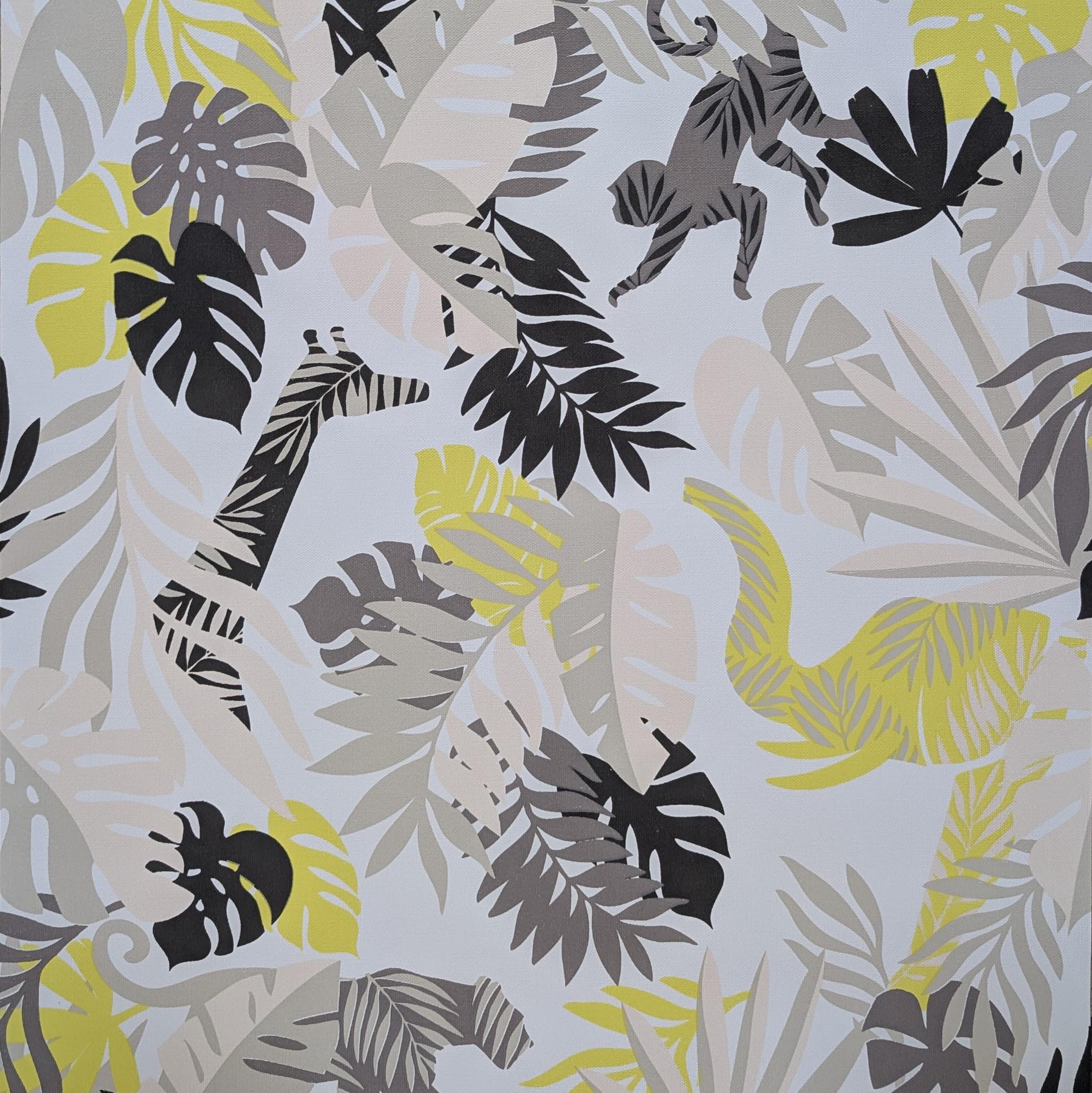 Обои виниловые BN International Smalltalk 219301 Джунгли на флизелиновой основе 53 см Бежевый (31119736)