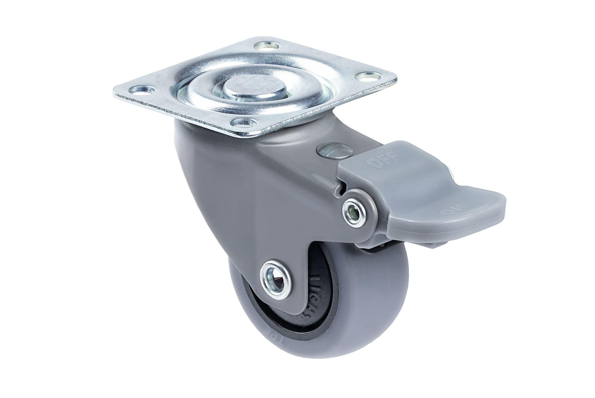 Ролик с площадкой и тормозом Giff Silento 40 Серый