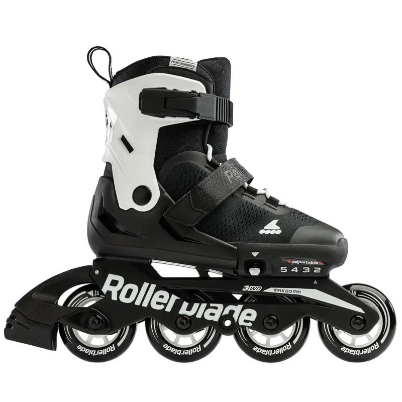 Ролики дитячі Rollerblade Microblade Black/White-2024 р. 36/40,5 - фото 4 Ролики дитячі Rollerblade Microblade Black/White-2024 р. 36/40,5 - фото 4