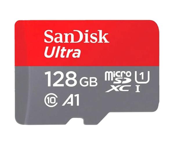 Карта памяти microSDXC SanDisk Ultra A1 Class 10 UHS-1 128Gb 140Mb/s
