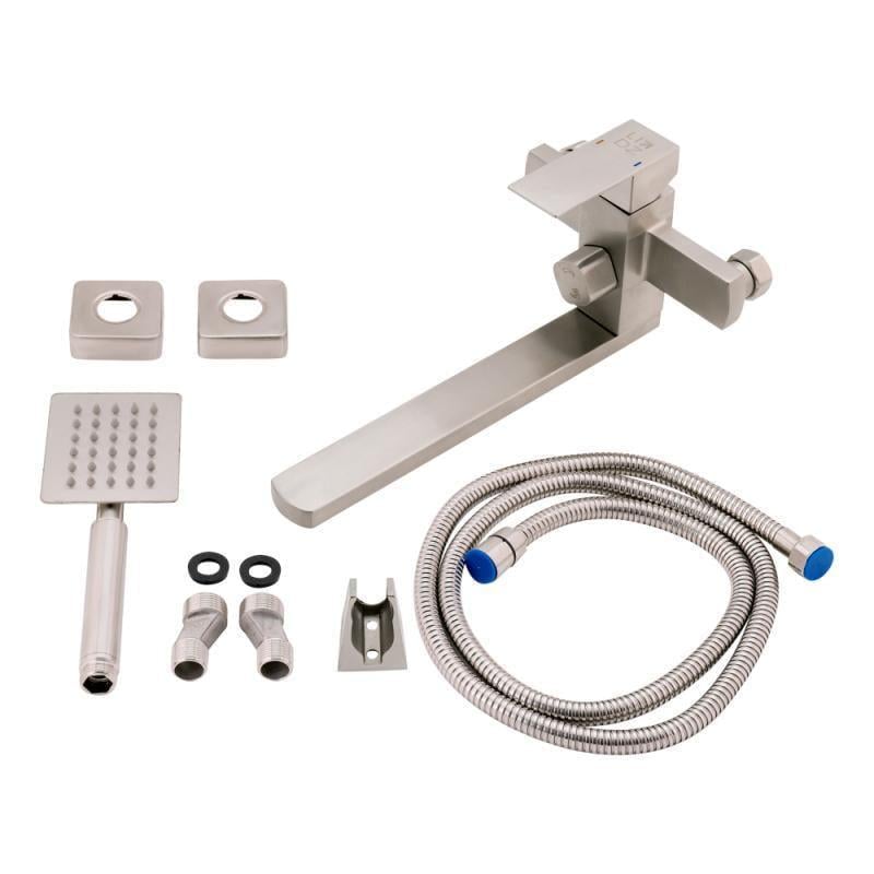 Комплект смесителей для ванны Lidz нержавеющая сталь Серый (201K) Комплект смесителей для ванны Lidz нержавеющая сталь Серый (201K)